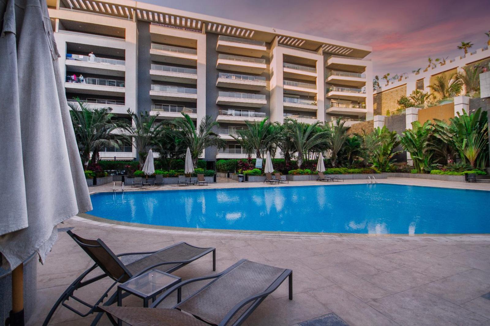 Apartamento Luxury 3Br Pool View Near Airport! El El Cairo Exterior foto